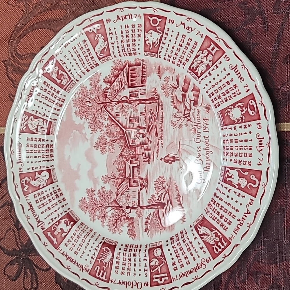 Alfred Meaken Royal Staffordshire, 1974 plate